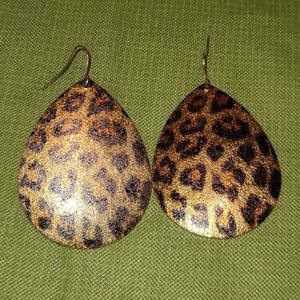 Animal print earrings